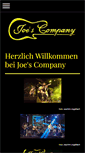 Mobile Screenshot of joescompany.de