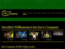 Tablet Screenshot of joescompany.de